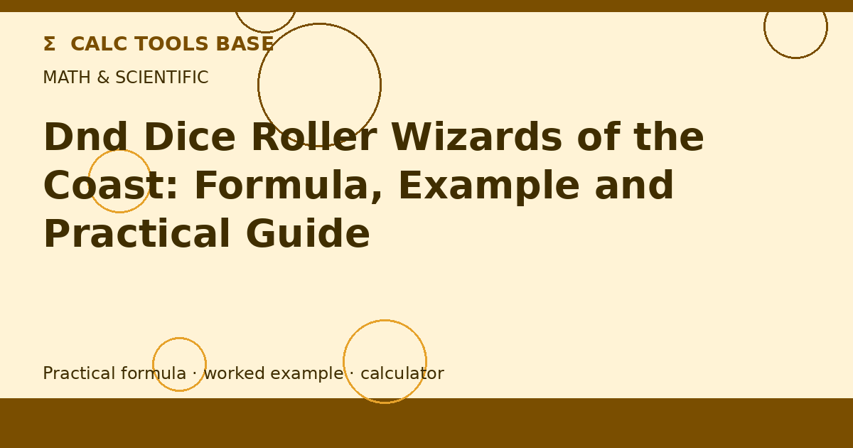 Dnd Dice Roller Wizards Of The Coast