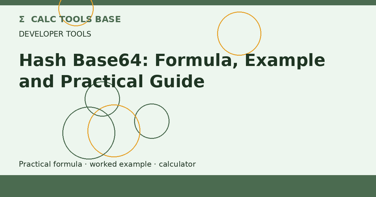 Hash BASE64