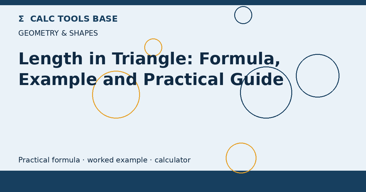 Length In Triangle