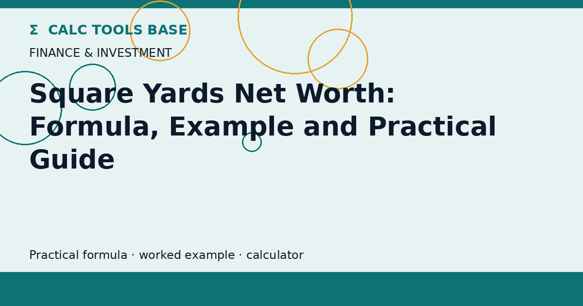 Square Yards Net Worth